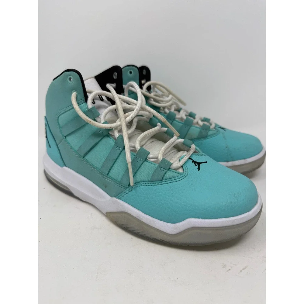 Jordan Max Aura Igloo Blue White Mens Basketball Shoes AQ9249-400 Size 7Y